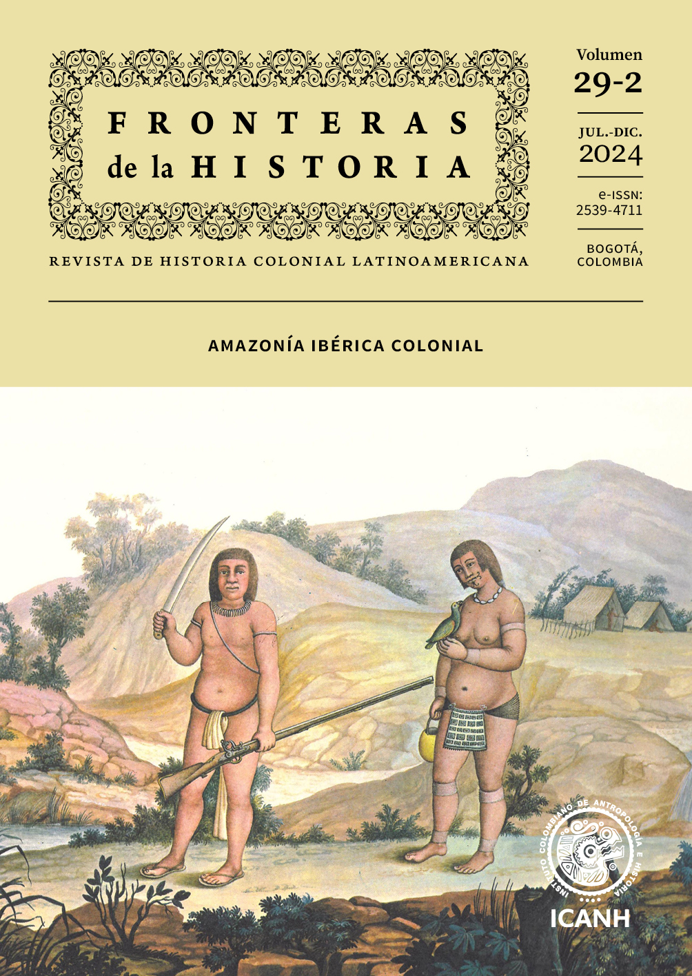 Alexandre Rodrigues Ferreira, Indígenas do Rio Branco. Ilustración que aparece en Viagem filosófica pelas capitanias do Grão Pará, Rio Negro, Mato Grosso e Cuiabá. 1783-1792. Dominio público, acervo Archivo Nacional de Brasil